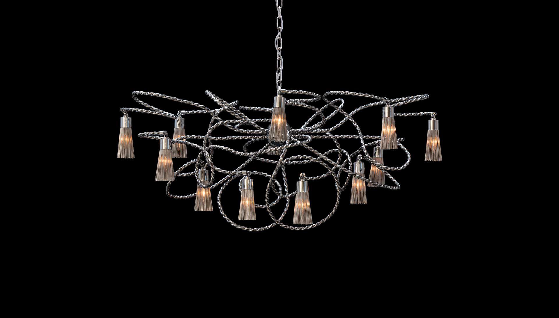 Sultans Of Swing Chandelier Oval